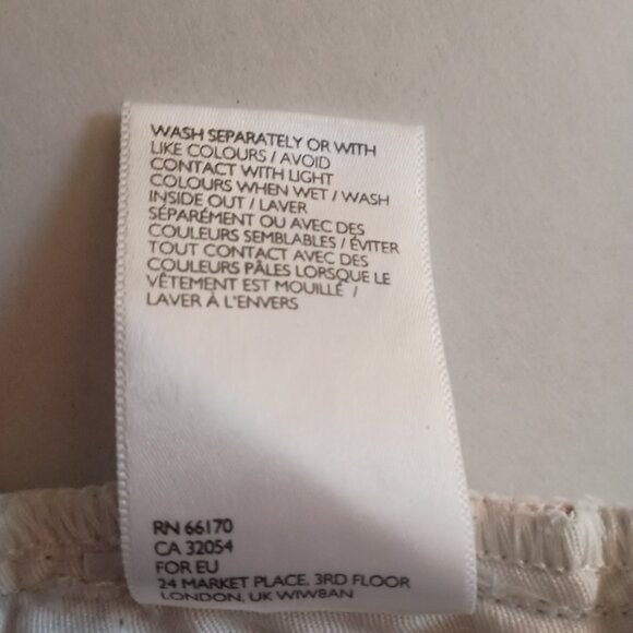 BDG Urban Outfitters Striped Mom Buttonup Denim Shorts Red White Blue Womens W32 - Picture 7 of 16